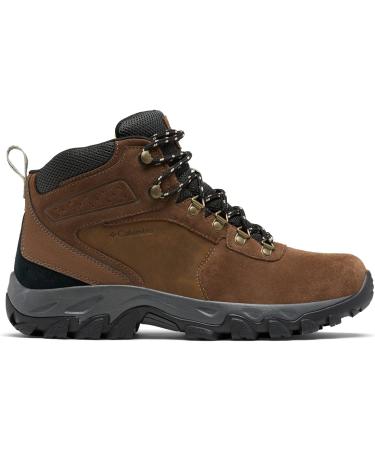 Columbia Men's Newton Ridge Plus II Waterproof Hiking Boots - Suede - 44 EU - Dark Brown & Dark Grey - International Shipping Available - Buy Online on GoSupps.com