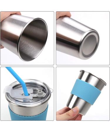 Rommeka Toddler Cups: Stainless Steel Kids Sippy Cups 5 Pack - 12oz with Straws & Lids - Buy Online on GoSupps.com