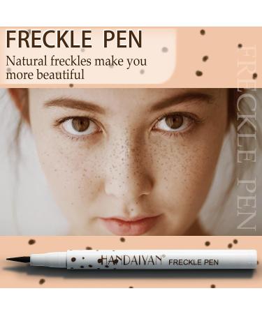 Witcrskm Freckle Pen Duo Pack - Chestnut & Dark Brown | Natural-Looking Fake Freckles Kit | Waterproof & Long-Lasting Faux Freckle Makeup - Buy Online on GoSupps.com