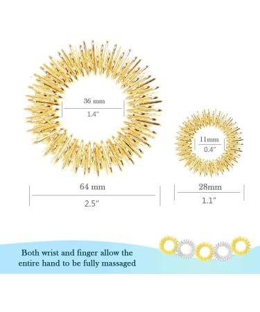 Buy Acupressure Handgail Rings | Activate Acupoints & Improve Blood Circulation | Enhance Health with Sujok Therapy - Buy Online on GoSupps.com