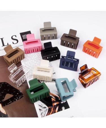 12 Pack Tisenla Small Hair Claw Clips + 2 Medium Clips for Women - Non-Slip Hair Styling Accessories - Buy Online on GoSupps.com