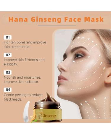 Hana Ginseng Face Mask Korean Hana Ginseng Peel off Face Masks Hana Ginseng Mask Herbal Refining Peel-Off Facial Mask Herbal Clay Mask Clay Face Mask Korean Face Mask Face Mask Skincare 120g - Buy Online on GoSupps.com