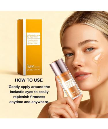 5D Peptide Anti-Wrinkle Firming Eye Cream 5D Peptide Anti Aging Eye Cream For Delicate Skin Under Eyes Hydration Hydrate Moisturize For Dark Circles and Puffiness (1PCS) 0.51 Fl Oz (Pack of 1) - Buy Online on GoSupps.com