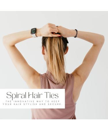Muior 17 Pack Spiral Hair Ties - No Crease Elastic Coils for Women and Girls - Vibrant Colors - Perfect for Ponytails and Updos - Buy Online on GoSupps.com