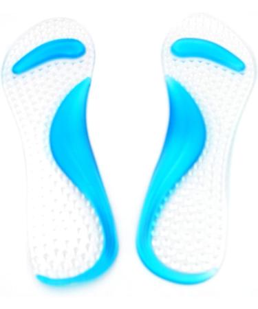 Gel Insoles for Women - Orthopedic Arch Support & Cushion for Flat Feet | Silicone Gel Inserts for Foot Care - 1 Pair - Buy Online on GoSupps.com