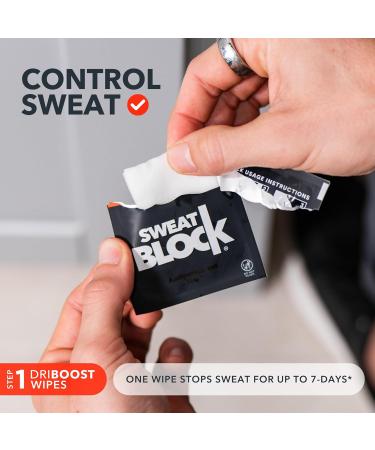 SweatBlock MAX STRENGTH Deodorant System for Women | Hyperhidrosis Aid for Excessive Sweating & Underarm Odor | 10 Wipes + 1 Coconut & Vanilla Deodorant Stick (2.7oz) Coconut Vanilla Deo/Wipe Bundle - Buy Online on GoSupps.com