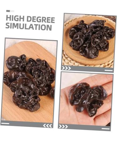 COOPHYA 15pcs Fake Vegetables Realistic Vegetables Faux Veggies Model Agarics Simulation Vegetables Agarics Props Lifelike Veggies Toy Decor Black Fungus Model Food Ornaments Pvc Dark Brown 5.00X4.20X1.00CM - Buy Online on GoSupps.com