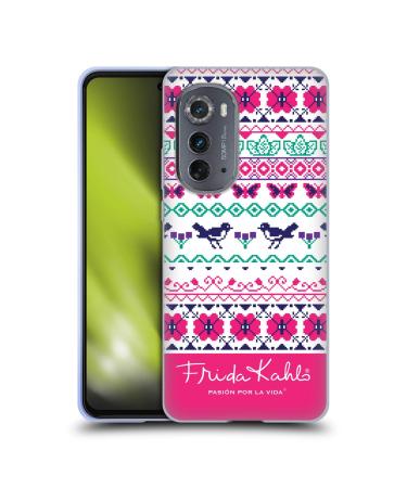 Head Case Designs Officially Licensed Frida Kahlo Blooms Coyoacan Patterns Soft Gel Case Compatible with Motorola Edge (2022)