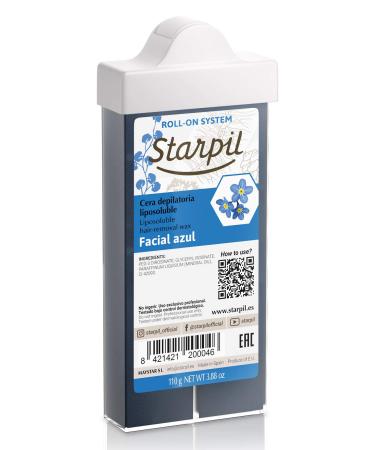 Starpil wax cartridge Face Azulene/Blue slim face roll-on 110g