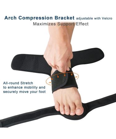 Upgraded Drop Foot Brace for Walking - Adjustable AFO with Dual Support Plates for Foot Drop TBI ALS & More | Fits Men & Women (Right L/XL - Buy Online on GoSupps.com