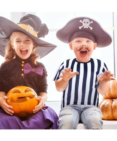 Kids Referee Costume Set - 3 Pcs Black & White Stripe Shirt, Whistle, Penalty Flag | For Basketball, Football, Halloween Crew | Small Size - Buy Online on GoSupps.com