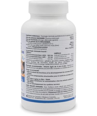 Nutripur GENIUS Kids and Teens - Concentration ADD/ADHD formula 90 chewable softgels Fish 90 count (Pack of 1) - Buy Online on GoSupps.com