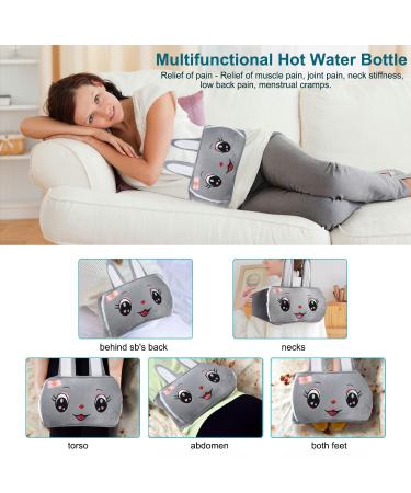 Motolimo 1L Rubber Hot Water Bottle with Cover Ideal for Neck Shoulder and Leg Relief | International Shipping Available - Buy Online on GoSupps.com