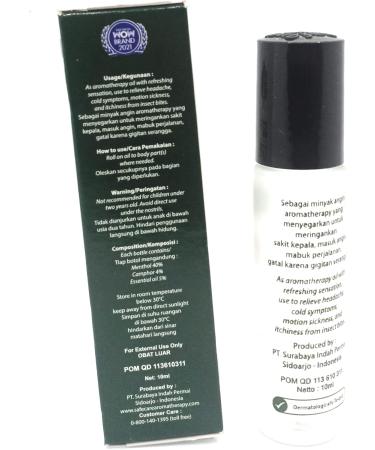 Safe Care Roll On Refreshing Oil Aromatherapy - 10ml Pack of 24 | Premium Essential Oils for Stress Relief & Relaxation - International Shipping Available - Buy Online on GoSupps.com