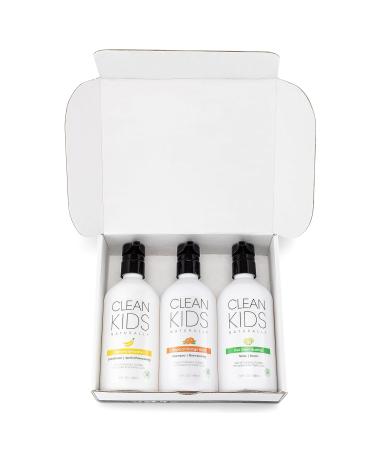 Clean Kids Naturally Bath Sets Gentle Shampoo Conditioner & Hand Soap for Kids | Eco-Friendly & International Shipping - Buy Online on GoSupps.com