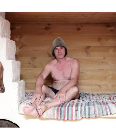 Exceart Felt Sauna Hat for Men & Women | Wool Sauna Cap - Perfect Wellness Accessory for Spa & Shower - Buy Online on GoSupps.com