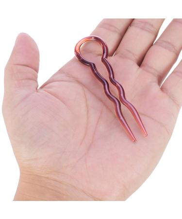 Canomo 36-Piece Plastic U-Shaped Hair Pins Set - Fast Spiral Hair Braid Twist Clips for Girls and Women, Black and Brown - Styling Grip Pins - Buy Online on GoSupps.com