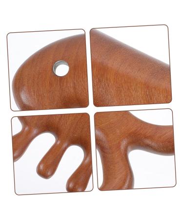 Beavorty 4-Piece Fish-Shaped Massage Comb Set - Jade Wooden Scalp & Face Massage Tools for Women - Buy Online on GoSupps.com