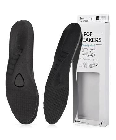 BOOT BLACK Arch Replacement Sports Shoe Inserts  Arch Support Shoe Insert Insoles  Orthotics Inserts Relieve Flat Feet  High Arch  Foot Pain Men Women (Women's 6-6.5) Women's 6 - 6.5