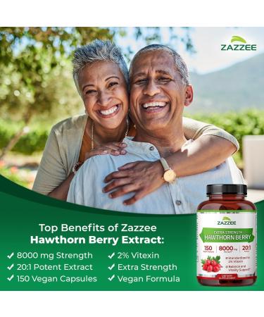Zazzee Herbal B Pressure Support Bundle | 20:1 Organic Beet Root Capsules & 20:1 Extra Strength Hawthorn Berry Capsules | Non-GMO Vegan & ISO Lab Tested - Buy Online on GoSupps.com