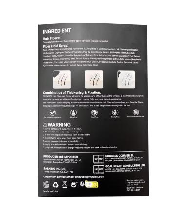 Hair Building Fibers for Thinning Hair & Beard Styling Set - Dark Brown 27.5g | Boost Volume & Confidence - International Shipping Available - Buy Online on GoSupps.com