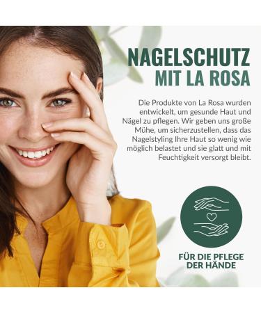  La Rosa LaRosa Acetone Free Nail Polish Remover 150ml Sensitive to Aloe Vera for gentle and reliable nail polish removal especially suitable for brittle nails - Buy Online on GoSupps.com