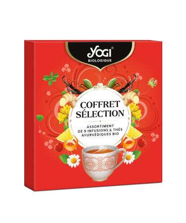 Yogi Organic Gift Set, Assortment of 9 Organic Teas and Infusions, 45 Individual Bags
