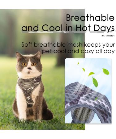 ThinkPet No-Pull Dog Harness & Leash Set - Adjustable Breathable Safety Harness for Small to Large Dogs (Gray) - Soft & Reflective 2XS - Buy Online on GoSupps.com