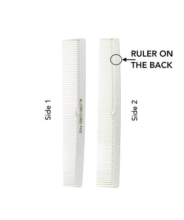 Allegro Combs 420 Hair Comb Set - 3 Pack Black, Red, and White Barber Styling Combs - Buy Online on GoSupps.com