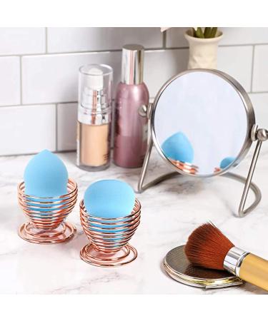 Premium 8-Piece Make-Up Sponge Set | Multicolored Beauty Sponges & Pumpkin-Shaped Drying Stand for Flawless Application - Buy Online on GoSupps.com