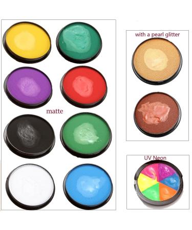 Karlor Blue Aqua Face Paint 30g - Professional Water-Based Makeup for Halloween Carnival & Cosplay | Safe for Adults & Kids - Buy Online on GoSupps.com