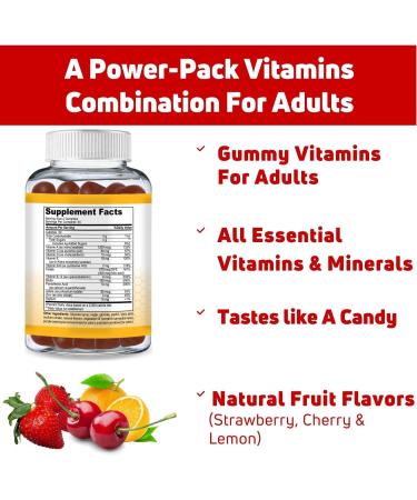 SHIFAA NUTRITION Halal Multivitamins for Adults | 90 Gummies | Non-GMO & Vegetarian | Essential Vitamins | Folic Acid, Zinc, C, A, D, E, B6, B12, Biotin - Buy Online on GoSupps.com