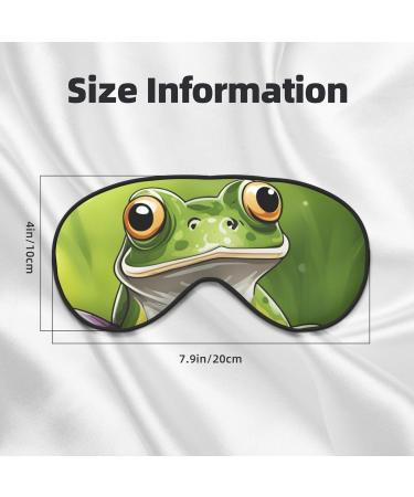 Cartoon Frog Sleep Mask - Adjustable Breathable Eye Mask for Comfortable Sleep | International Shipping Available - Buy Online on GoSupps.com