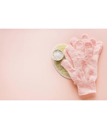DecorRack Deep Exfoliating Shower Gloves - 6 Pairs for Women and Men | Exfoliate, Remove Dead Dry Skin | Shower Spa Massage Bathing Accessories | Body Scrub Glove - One Size Fits All - Buy Online on GoSupps.com