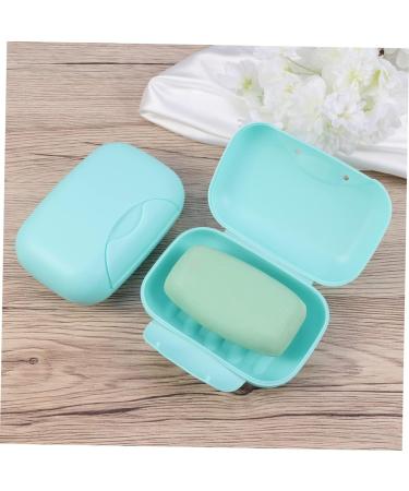 Ciieeo 4 Pcs Soap Dish Soap Holder Soap Case Drain Kitchen Soap Holder Bath Soap Holder Soap Case Black Portable Soap Rack Wooden Soap Holder Container Travel Water Proof - Buy Online on GoSupps.com