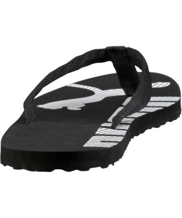 PUMA Unisex Epic Flip V2 Sandals 38 EU - Black/White | International Shipping Available - Buy Online on GoSupps.com