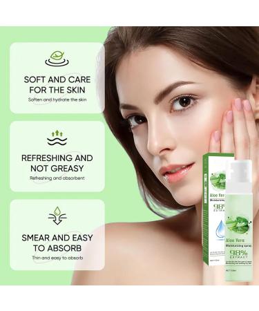 Aloe Vera Face Toner Moisturizing Spray Make Up Setting Spray for Face Aloe Facial Spray for Acne Prone Skin Hydrating Face Mist for Dry Skin Makeup Face Mist Nourishing Dry Skin & Relieve Acne -150ml - Buy Online on GoSupps.com