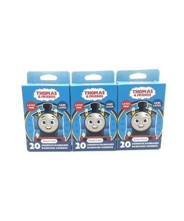 JJM Thomas and Friends Character Bandages Assorted Designs Box of 20-3pk Small