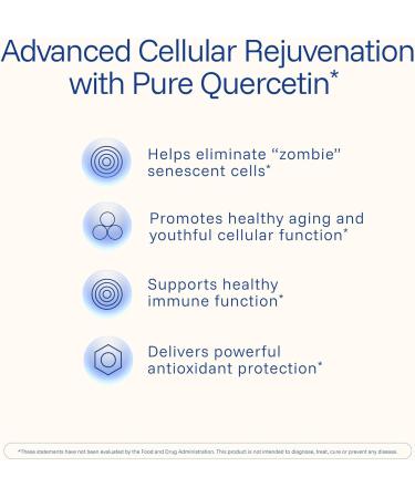ProHealth Pure Quercetin 500 mg, 90 Capsules Doctor Formulated, Triple Lab Tested and GMP Manufactured 90 Servings - Buy Online on GoSupps.com