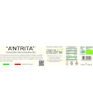A'Ntrita - Organic Kernels 1kg - 100% Italian - Produced in Sicily - Buy Online on GoSupps.com