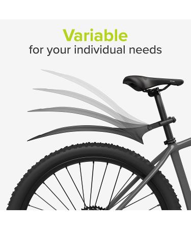 VELMIA Universal Bike Fender Set 24-29 inch | Mountain Bike Mud Guard for Splashing Water & Dirt Protection - Buy Online on GoSupps.com