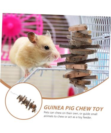 INOOMP Oral Biting Playthings Wooden Pet Chewing Balls Bunny Treats Comforting Teething Toy - Buy Online on GoSupps.com