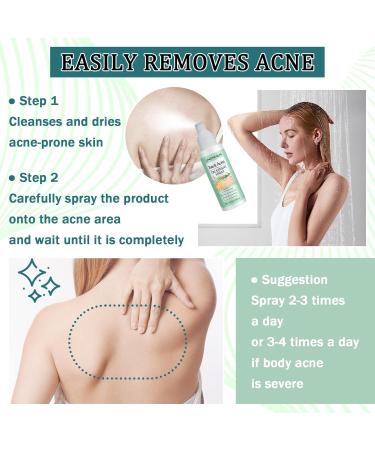 Back Acne Treatment Spray - Moisturizing Body Cleanser for Men & Women | Shop Now for Clear Skin - Buy Online on GoSupps.com
