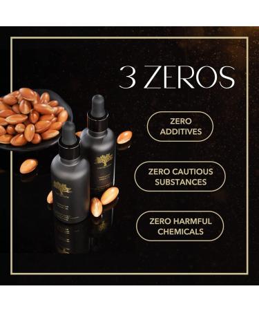 VENAMINE Organic Argan Oil - 100% Pure USDA Certified for Hair Face & Skin - Imported from Morocco - 50ml - Buy Online on GoSupps.com