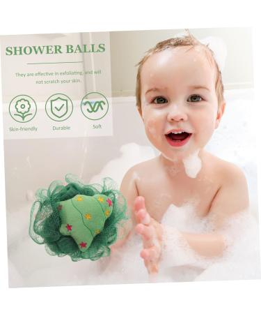 2pcs Bath Ball Set - Mesh Shower Scrubber & Exfoliating Sponge for Body Care | Nightmare Bathroom Supplies | Perfect for Gift & Xmas - Buy Online on GoSupps.com