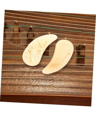 8pcs Guzheng nails thumb picks guitar picks for kids acoustic guitar plectrums Guzheng Accessories guzheng ox horn pick thin guitar picks child protective cover horns portable 2.5X1.2X0.1CM Light Yellow 03 - Buy Online on GoSupps.com