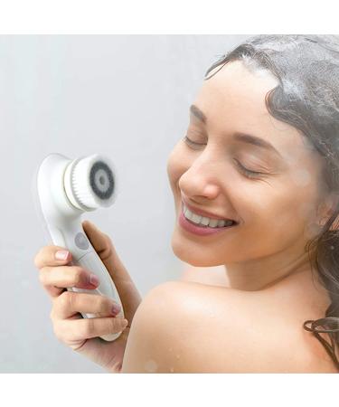 Fancii 7-in-1 Waterproof Facial & Body Cleansing Brush Kit - Exfoliate & Refresh with 6 Brush Heads - Buy Online on GoSupps.com
