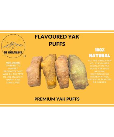 Himalayan Yak Puff Bars (1 LB Bag) - Yak Cheese Dog Chews - Natural Microwaved Crunchy Puff Treats - Protein Rich Yak Milk Puffy Treats - Dog Chew Treat All Natural (Large Peanut Butter) Peanut Butter 89.6 g (Pack of 5) - Buy Online on GoSupps.com