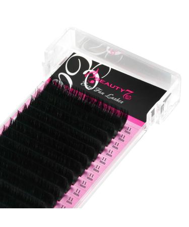 Self-fleed eyelashes car easy fan lashes for volume technology C d curl eyelash extension 2D-20D large amount of 16 rubbing on the root c-curl starch 0.05mm thickness 11mm
