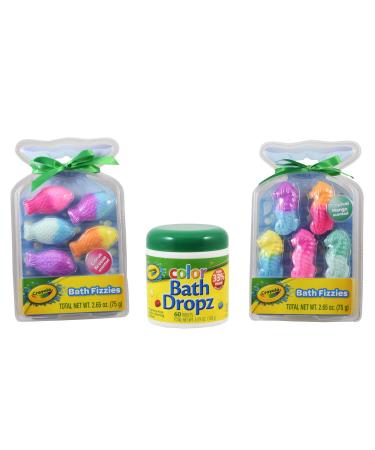 Bath Coloring Set with Dropz and Fizzies